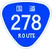 National Route 278 shield