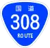 National Route 308 shield