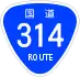 National Route 314 shield