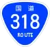 National Route 318 shield