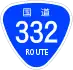 National Route 332 shield