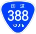 National Route 388 shield