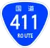 National Route 411 shield