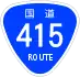 National Route 415 shield