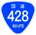 National Route 428 shield