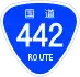 National Route 442 shield