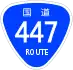 National Route 447 shield