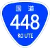 National Route 448 shield