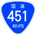 National Route 451 shield