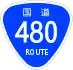 National Route 480 shield