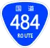 National Route 484 shield