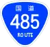 National Route 485 shield