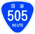 National Route 505 shield