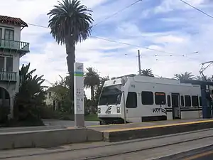 A train at Japantown/Ayer station