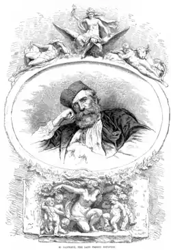 Image 2Jean-Baptiste CarpeauxImage credit: The Illustrated Sporting and Dramatic NewsJean-Baptiste Carpeaux was a 19th-century French sculptor and painter who sought to inject movement and spontaneity into his works. This engraving, done to commemorate him after his death, shows his sculpture Flore below him, and others of his works above. In his time, some of his works, particularly La Danse, were criticised as indecent, but today his sculptures are exhibited in major museums of art worldwide.More selected portraits