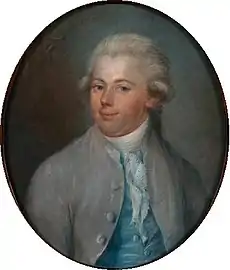 Jean-Baptiste van Dievoet III (1747–1821), husband of Anne-Marie Lambrechts (pastel 1774)