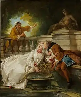 Jean François de Troy—The Alarm, or the Gouvernante Fidèle, 1723