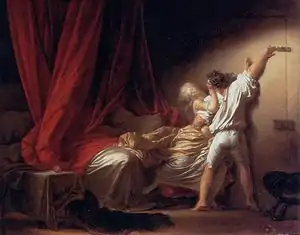 Jean-Honoré Fragonard, The Lock, 1776–1779, Louvre