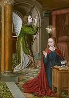 Annunciation by Jean Hey, 1490