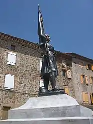 Statue of Joan of Arc at Arlebosc