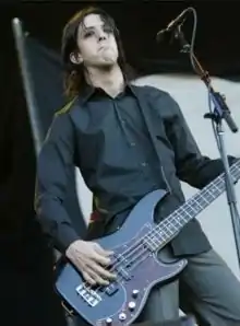 Ramirez performing with Nine Inch Nails in 2007