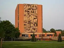 Jerome Library In The Sunset.