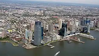 Newport area of Jersey City