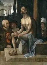 Jesus in the Praetorium. Copy after 1527 original by Jan Gossaert.