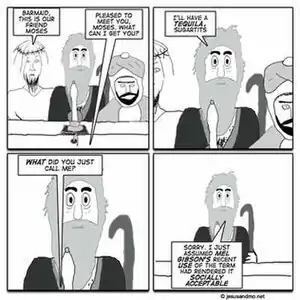 A sample of the comic Jesus and Mo