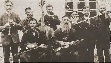 Jewish musicians from Rohatyn, 1912