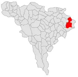 Location in Alba County