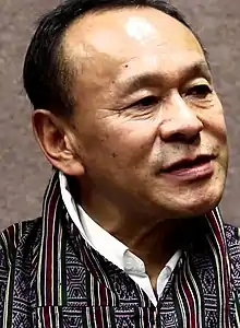 Jigme Thinley, former prime minister of Bhutan