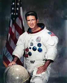 James IrwinAstronaut, co-founder of UM Club of the Moon (1957, MS)