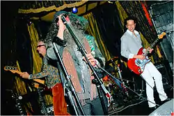 Jimi Homeless live in Los Angeles, 2008. Left to right: Robin Johnson, Josh Curtis, Jason DeCorse.