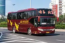 Image 67Intercity coach at Liuliqiao, connecting Beijing with Youyu. (from Intercity bus service)