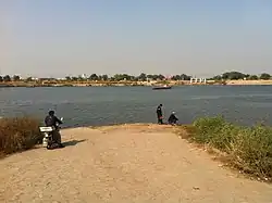 Ferry crossing at the north of the town, 2011