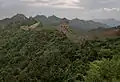 View of Great Wall at Jinshanling, in the early morning