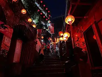 Jiufen at night