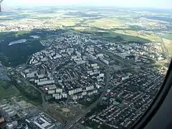 Aerial view of Jižní Město