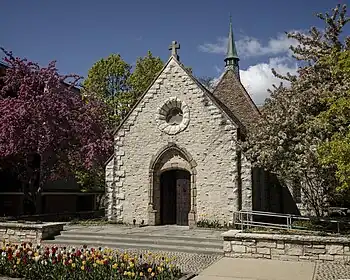 Image 8St. Joan of Arc ChapelPhotograph credit: Leroy SkalstadThe 15th-century St. Joan of Arc Chapel was initially built in the village of Chasse-sur-Rhône, France. Originally called the Chapelle de St. Martin de Seyssuel, it is said to have been the place at which Joan of Arc prayed in 1429 after she had met King Charles VII of France. The present name was given to the chapel when Gertrude Hill Gavin, the daughter of an American railroad magnate, had the derelict building dismantled, transported to America and rebuilt beside her French Renaissance–style château in Brookville, New York, in 1927. The chapel was undamaged when the château burned down in 1962, and was later given to Marquette University in Milwaukee, Wisconsin, once more being transported stone by stone.More selected pictures