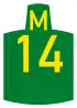 Metropolitan route M14 shield