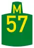 Metropolitan route M57 shield