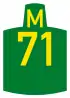 Metropolitan route M71 shield