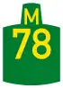 Metropolitan route M78 shield