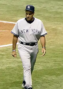 Joe Torre (seen here as the manager of the New York Yankees), led the Braves to a postseason appearance in 1982.