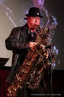 Joey Stann performing at Gary U.S. Bonds birthday bash at BB Kings in NYC