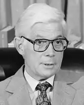 John B. Anderson, a member of the U.S. House of Representatives and Presidential Candidate in the election of 1980, taught at Brandeis.