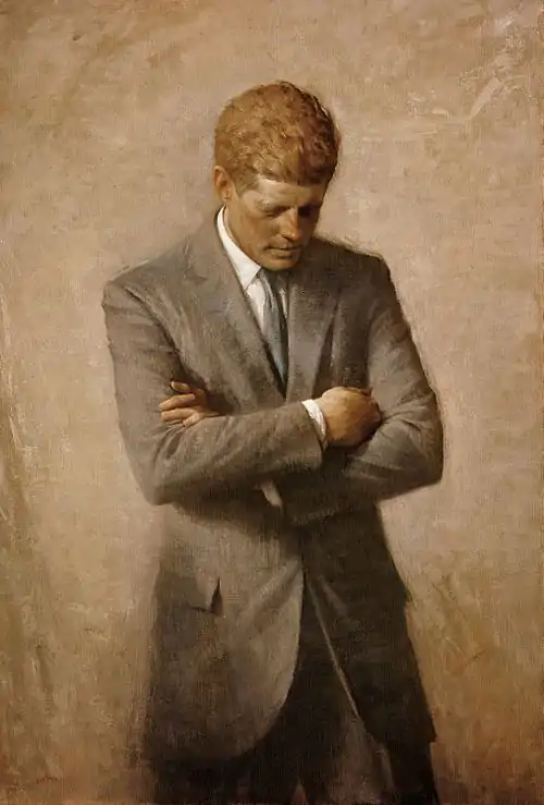 Portrait of John F. Kennedy by Aaron Shikler, 1970