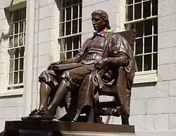 John Harvard statue