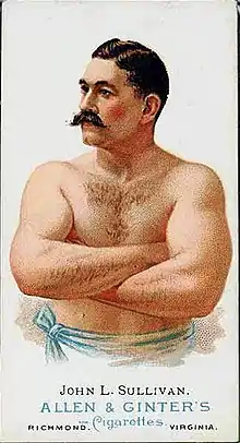 John L. Sullivan (Allen & Ginter's Cigarettes), 1888-1889